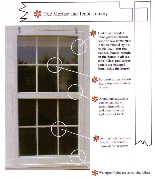 Traditional Wood Storm Windows